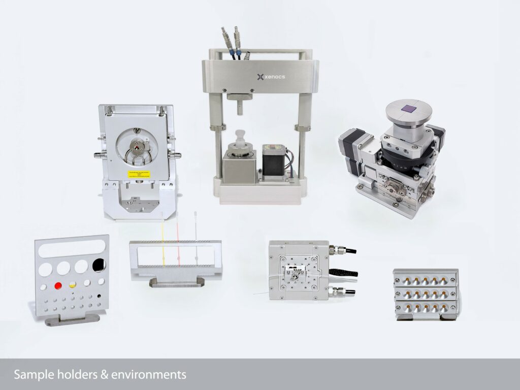Sample holders and environments for Xeuss Pro The Ultimate Laboratory SAXS/WAXS/GISAXS/USAXS Beamline